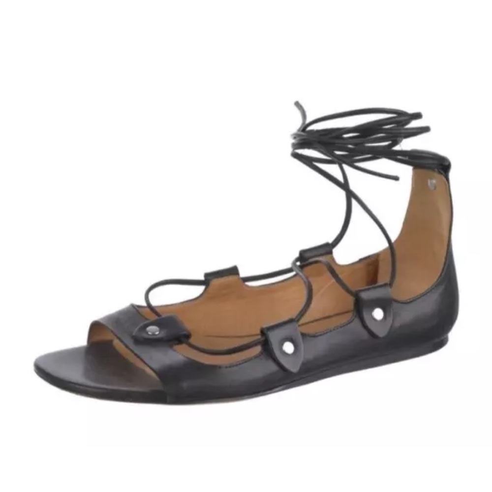 Isabel Marant Leather Gladiator Sandals Size 36